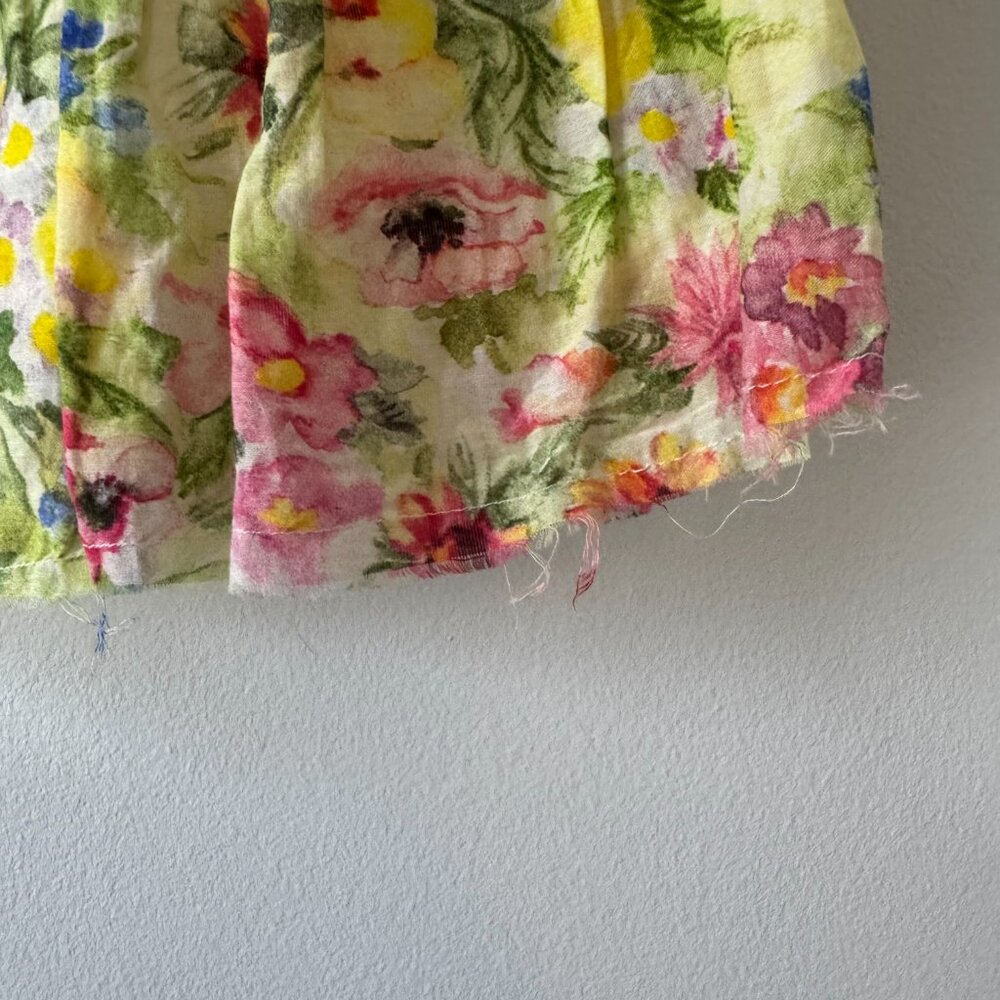 Loveshackfancy Brynlee Floral Tiered Mini Skirt View 5